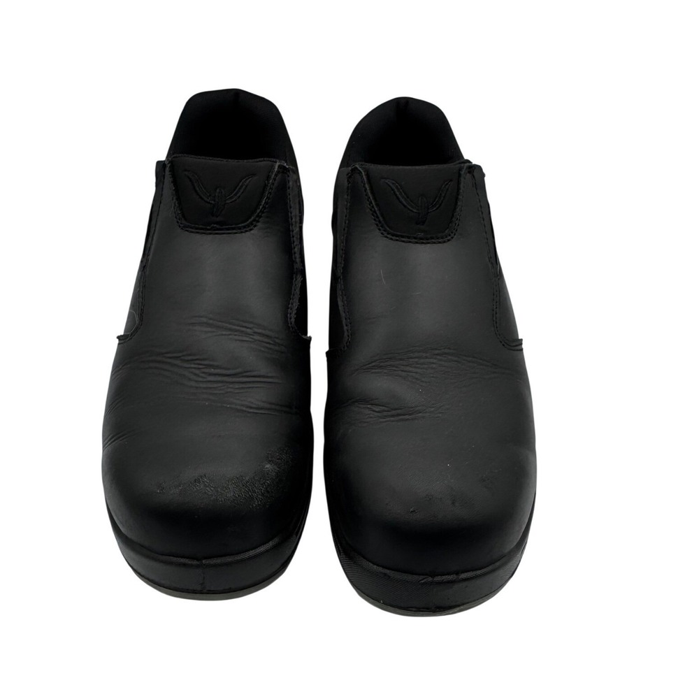 Thorogood Thoro-Flex‎ Men's Black Leather Slip On Work Shoes Size 11.5 M SR ASTM